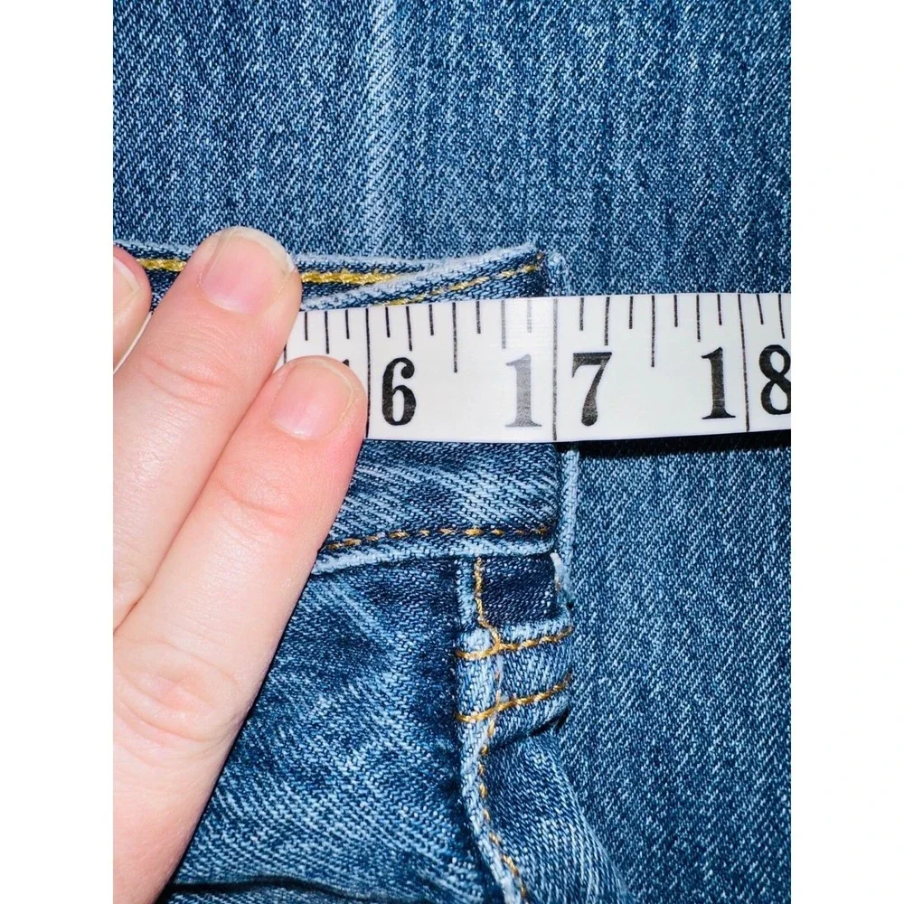 M1 Levi's 501‎ men's Button Fly jeans denim size 34 x 32 wallet imprint worn in